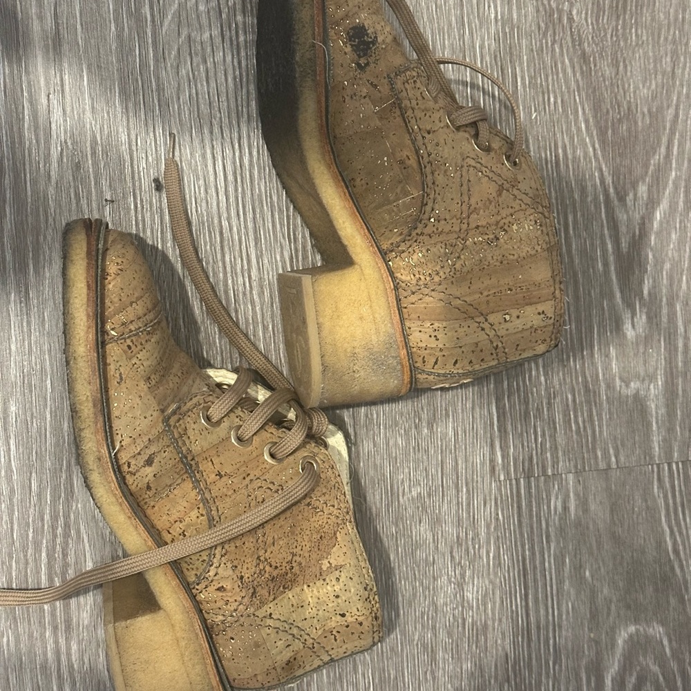 Cork booties with gum sole - Picture 8 of 8